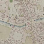 Particolare tratto dal Catasto Gregoriano (1835) della città di Bologna, messo a disposizione dall'Archivio di Stato di Roma con il progetto "Imago II".