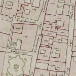 Via Carbonara Particolare tratto dal Catasto Gregoriano (1835) della città di Bologna, messo a disposizione dall'Archivio di Stato di Roma con il progetto "Imago II".