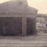 Via delle Lame: questo relitto di portico era sul lato occidentale e a nord del Canale di Reno.