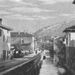 Il Canale di Reno a Casalecchio. 1900 circa.