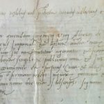 Firma del notaio Alessandro da Stiatico