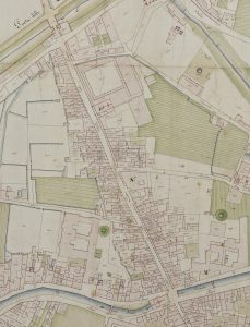 Strada delle Lame dalla porta al Canale di Reno