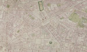 Catasto Gregoriano: Strada san Donato da piazza di Porta Ravegnana al Borgo della Paglia