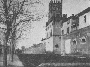 Immagine tratta dal libro di Angelo Finelli Bologna nel Mille - Identificazione della cerchia che le appartenne a quel tempo, edito a Bologna dagli Stabilimenti Tipografici Riuniti nel 1927.