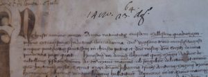 prime righe del rogito del 23 agosto 1480.