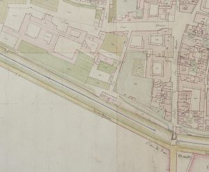 Particolari tratti dal Catasto Gregoriano (1835) della città di Bologna, messo a disposizione dall'Archivio di Stato di Roma con il progetto "Imago II".