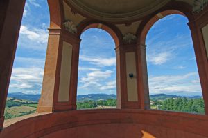 Panorama dalla torre meridionale della tribuna,