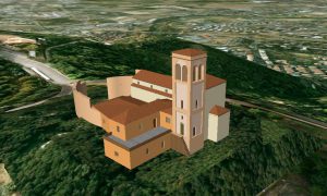 Inizio del cantiere (1723) del nuovo Santuario: vengono iniziati i muri della pianta ellittica della nuova chiesa