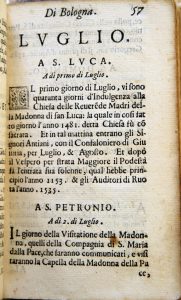 Indulgenze legate alla chiesa delle Reverende Madri della Madonna di San Luca.
