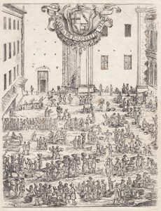 G.M. Mitelli: Fiera dei Folicelli da seta
