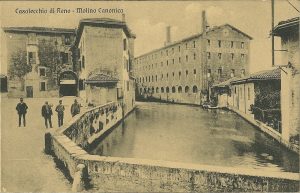 Il Canale di Reno presso il Molino Canonica a Casalecchio di Reno.