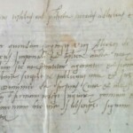 Firma del notaio Alessandro da Stiatico