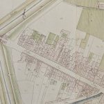 Particolari tratti dal Catasto Gregoriano (1835) della città di Bologna, messo a disposizione dall'Archivio di Stato di Roma con il progetto "Imago II". Catasto Gregoriano: Strada San Felice (verso la porta)