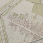 Particolari tratti dal Catasto Gregoriano (1835) della città di Bologna, messo a disposizione dall'Archivio di Stato di Roma con il progetto "Imago II". Catasto Gregoriano: Strada San Felice (verso la porta)