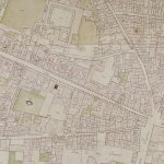 Particolari tratti dal Catasto Gregoriano (1835) della città di Bologna, messo a disposizione dall'Archivio di Stato di Roma con il progetto "Imago II". Catasto Gregoriano: Strada San Felice (verso il centro)