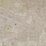 Particolari tratti dal Catasto Gregoriano (1835) della città di Bologna, messo a disposizione dall'Archivio di Stato di Roma con il progetto "Imago II". Catasto Gregoriano: Strada San Felice (verso il centro)