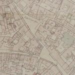 Piazza Santo Stefano Particolari tratti dal Catasto Gregoriano (1835) della città di Bologna, messo a disposizione dall'Archivio di Stato di Roma con il progetto "Imago II". Strada Santo Stefano da piazza Santo Stefano a Borgo Nuovo.