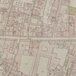 Particolari tratti dal Catasto Gregoriano (1835) della città di Bologna, messo a disposizione dall'Archivio di Stato di Roma con il progetto "Imago II". Strada San VItale dalla Seliciata di Strada Maggiore alla Porta