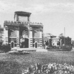 Porta Galliera, circa 1910, vista dall'esterno