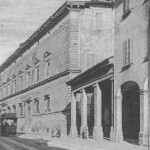 Strada di Saragozza 152 Il numero 152 corrisponde all'edificio (scomparso) con le tre architravate al centro della fotografia.