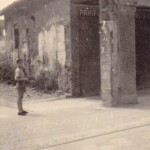 Via delle Lame: questo relitto di portico era sul lato occidentale e a nord del Canale di Reno.