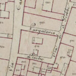 Purgatorio Particolare tratto dal Catasto Gregoriano (1835) della città di Bologna, messo a disposizione dall'Archivio di Stato di Roma con il progetto "Imago II".