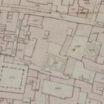 Particolare tratto dal Catasto Gregoriano (1835) della città di Bologna, messo a disposizione dall'Archivio di Stato di Roma con il progetto "Imago II".