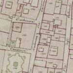 Via Carbonara Particolare tratto dal Catasto Gregoriano (1835) della città di Bologna, messo a disposizione dall'Archivio di Stato di Roma con il progetto "Imago II".