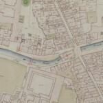 Particolare tratto dal Catasto Gregoriano (1835) della città di Bologna, messo a disposizione dall'Archivio di Stato di Roma con il progetto "Imago II".