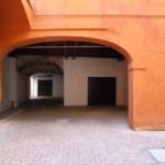 Il voltone con il tratto coperto verso est.