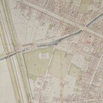 Canale di Reno (tratto Canale della Grada) Particolare tratto dal Catasto Gregoriano (1835) della città di Bologna, messo a disposizione dall'Archivio di Stato di Roma con il progetto "Imago II".
