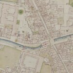 Canale di Reno (attraversamento Strada delle Lame) Particolare tratto dal Catasto Gregoriano (1835) della città di Bologna, messo a disposizione dall'Archivio di Stato di Roma con il progetto "Imago II".