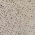 Cartoleria Nuova (parte meridionale) Particolare tratto dal Catasto Gregoriano (1835) della città di Bologna, messo a disposizione dall'Archivio di Stato di Roma con il progetto "Imago II".