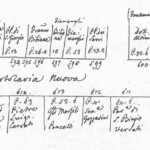Cartoleria Nuova. Il nord è verso sinistra Immagine tratta dagli schizzi topografici disegnati da Giuseppe Guidicini a corredo delle note manoscritte delle "Cose Notabili ..." e pubblicati per la prima volta da Arnaldo Forni nel 2000.