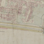 Mura tra Porta Castiglione e Porta San Mamolo Particolare tratto dal Catasto Gregoriano (1835) della città di Bologna, messo a disposizione dall'Archivio di Stato di Roma con il progetto "Imago II".