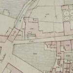 Via del Cestello (parte di ponente) Particolare tratto dal Catasto Gregoriano (1835) della città di Bologna, messo a disposizione dall'Archivio di Stato di Roma con il progetto "Imago II".