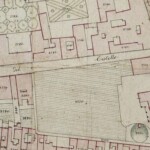 Via del Cestello (parte di levante) Particolare tratto dal Catasto Gregoriano (1835) della città di Bologna, messo a disposizione dall'Archivio di Stato di Roma con il progetto "Imago II".