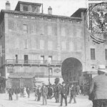 Ecco come appariva il Voltone della Corda prima dei lavori di demolizione che poi portarono alla sua scomparsa.