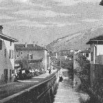 Il Canale di Reno a Casalecchio. 1900 circa.
