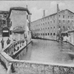 Il Canale di Reno presso il Molino Canonica. 1900 circa