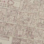 Mercato di Mezzo (parte di ponente) Particolare tratto dal Catasto Gregoriano (1835) della città di Bologna, messo a disposizione dall'Archivio di Stato di Roma con il progetto "Imago II".