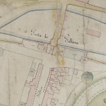 Mura nei pressi di porta Galliera Particolare tratto dal Catasto Gregoriano (1835) della città di Bologna, messo a disposizione dall'Archivio di Stato di Roma con il progetto "Imago II".