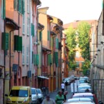 Via Santa Caterina, in direzione di via Ca' Selvatica.