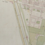 Mura da porta Saragozza a porta Sant'Isaia Particolare tratto dal Catasto Gregoriano (1835) della città di Bologna, messo a disposizione dall'Archivio di Stato di Roma con il progetto "Imago II".