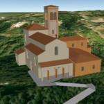 La chiesa ricostruita nel 1696