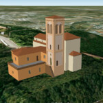 La chiesa ricostruita nel 1696