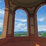 Panorama dalla torre meridionale della tribuna,