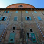 Lato settentrionale dell'attuale edificio.