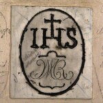 Lapide murata su una parete interna del campanile