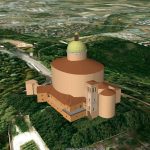 1756: Il nuovo santuario è ormai concluso. Si inizia il completamento della facciata.